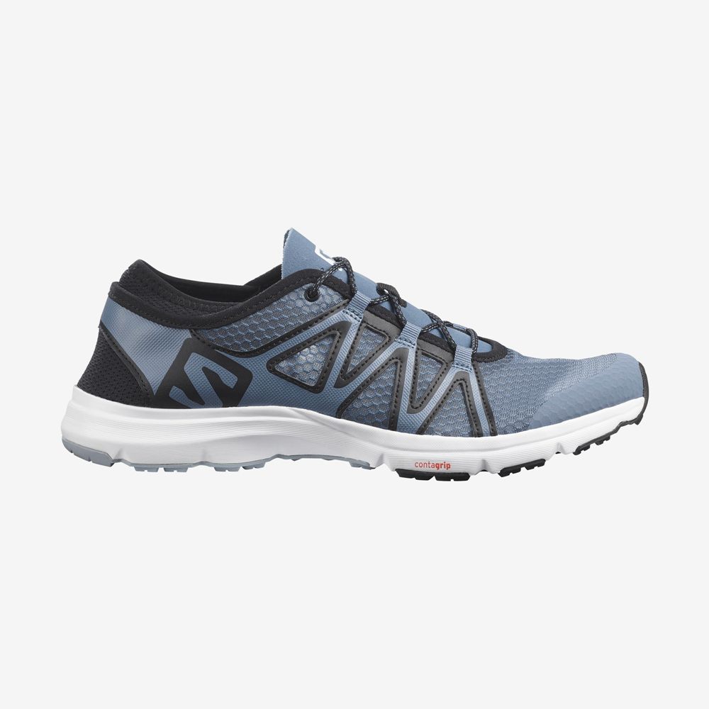 Chaussures De Randonnée Salomon Homme Bleu - Salomon CROSSAMPHIBIAN SWIFT 2 - France (4328-RECDZ)